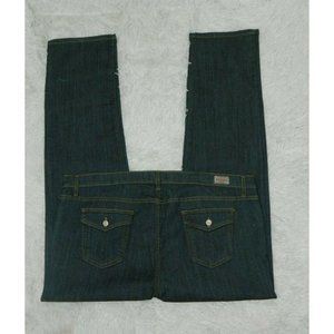 Judy Blue Jeans Dark Blue Wash Plus Size Jeans Pocket Flaps Size 3XL